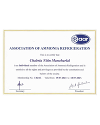 AAR - Individual Member Certificate