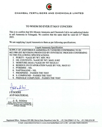 Chambal Fertilizers & Chemicals Limited