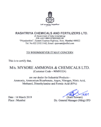 Rashtriya Chemicals & Fertilizers Limited